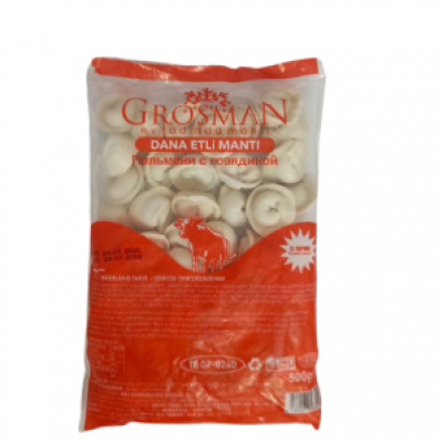 GROSMAN Dana Etli  Pelmeni Mantı 500 Gr