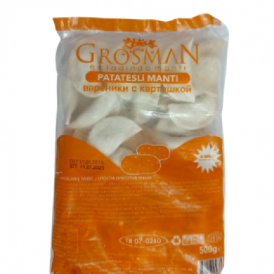 GROSMAN Patatesli Vareniki Mantı 500 Gr