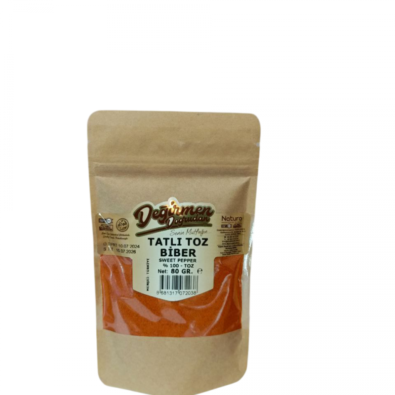 DEĞİRMEN Tatlı Toz Biber 80 Gr