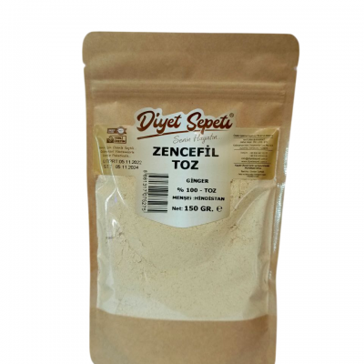 DİYET SEPETİ Toz Zencefil 150 Gr