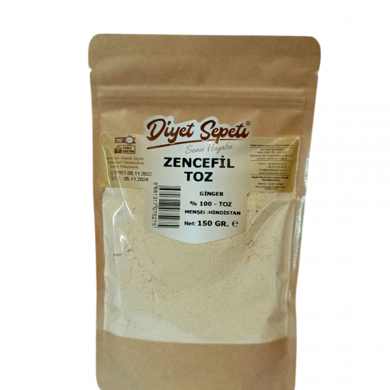 DİYET SEPETİ Toz Zencefil 150 Gr
