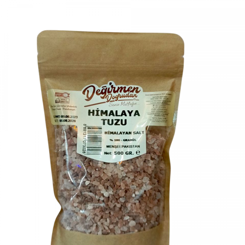 DEĞİRMEN Granül Himalaya Tuzu 500 Gr