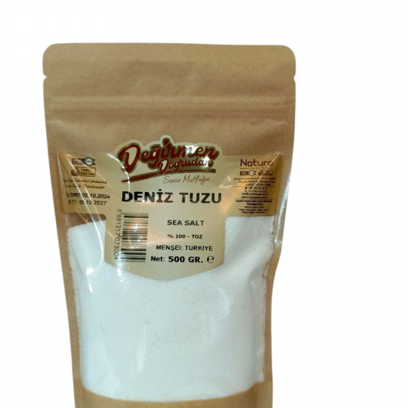 DEĞİRMEN Toz Deniz Tuzu 500 Gr