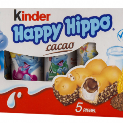 KİNDER Happy Hippo Fındık ve Süt Kremalı Gofret 103,5 Gr