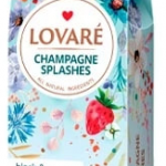 LOVARE Champagne Splashes Siyah ve Yeşil Çay 80 Gr