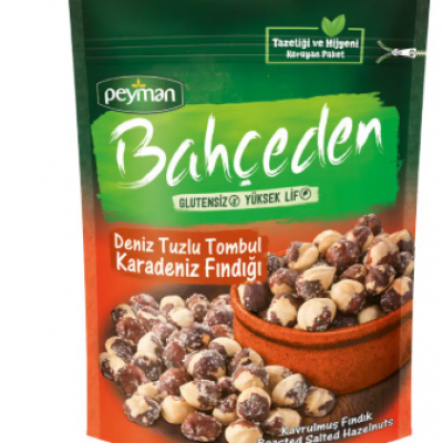 PEYMAN Bahçeden Deniz Tuzlu Tombul Karadeniz Fındığı 70 Gr