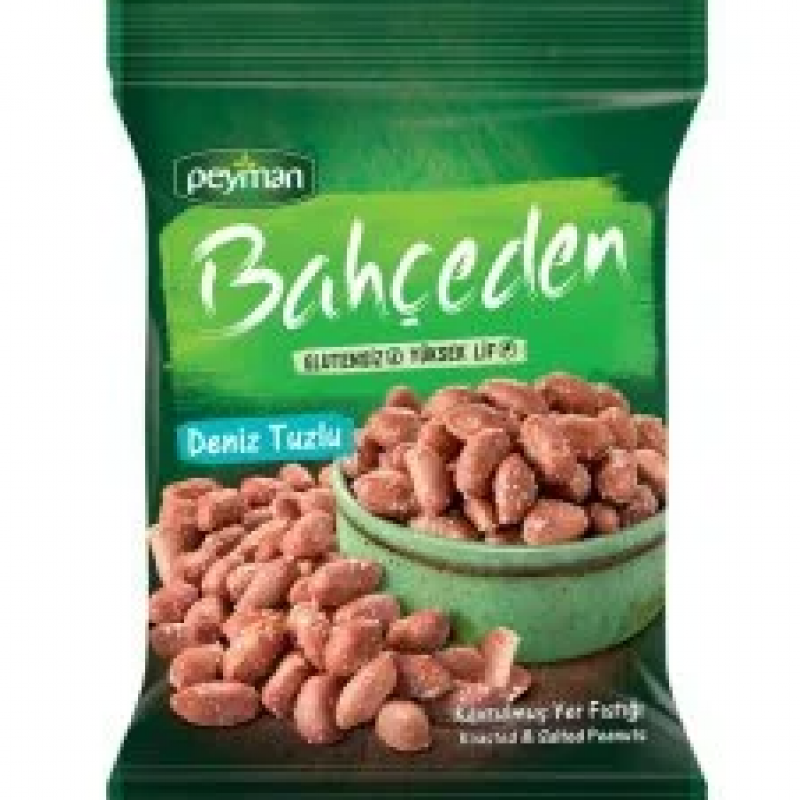 PEYMAN Bahçeden Deniz Tuzlu Yer Fıstığı 90 Gr