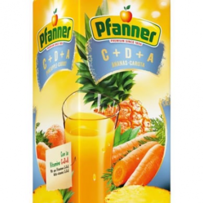 PFANNER Karışık Meyveli ve Havuçlu Meyve Suyu 2 Lt