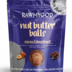 RAWMYGOD Glutensiz Şekersiz Kakaolu Fındık Ezmeli Kuruyemiş ve Meyve Topları 84 Gr