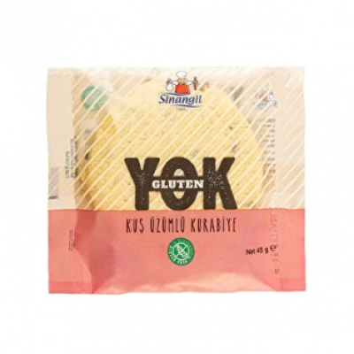 SİNANGİL Glutensiz Kuş Üzümlü Kurabiye 45 Gr