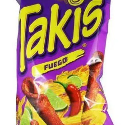TAKIS Fuego Acı Biber ve Misket Limon Aromalı Mısır Cipsi 90 Gr